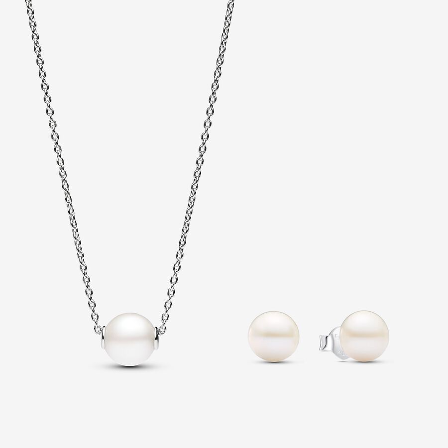 Treated Freshwater Cultured Pearl Gift Set  image number 0