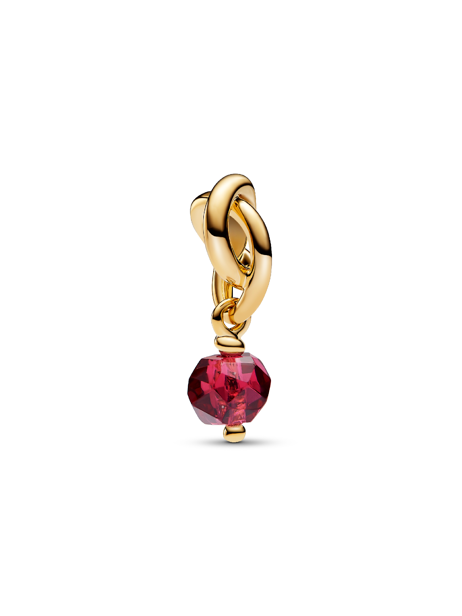 July Birthstone Eternity Circle Dangle Charm