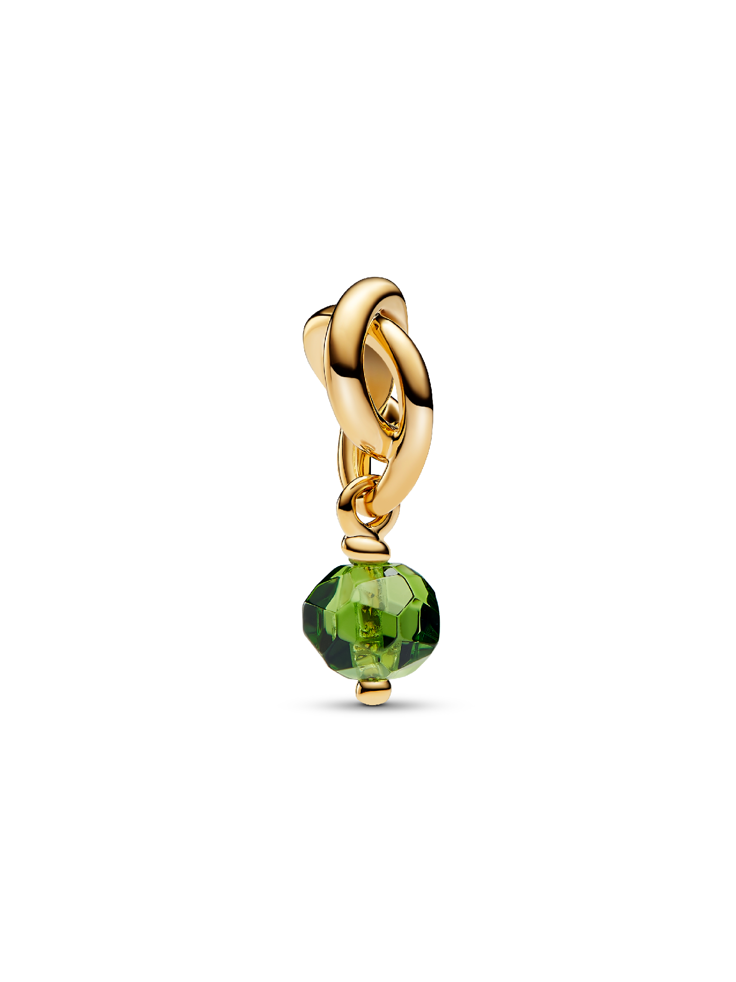 August Birthstone Eternity Circle Dangle Charm