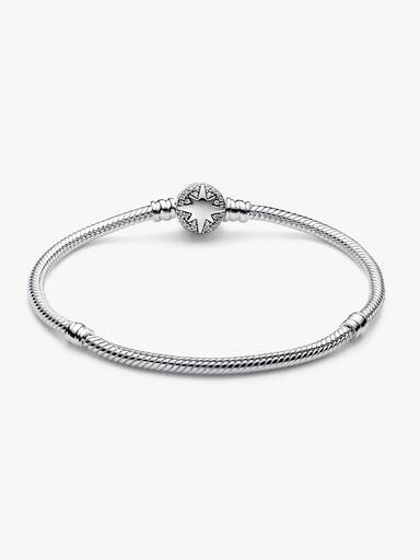 North Star Clasp Snake Chain Bracelet