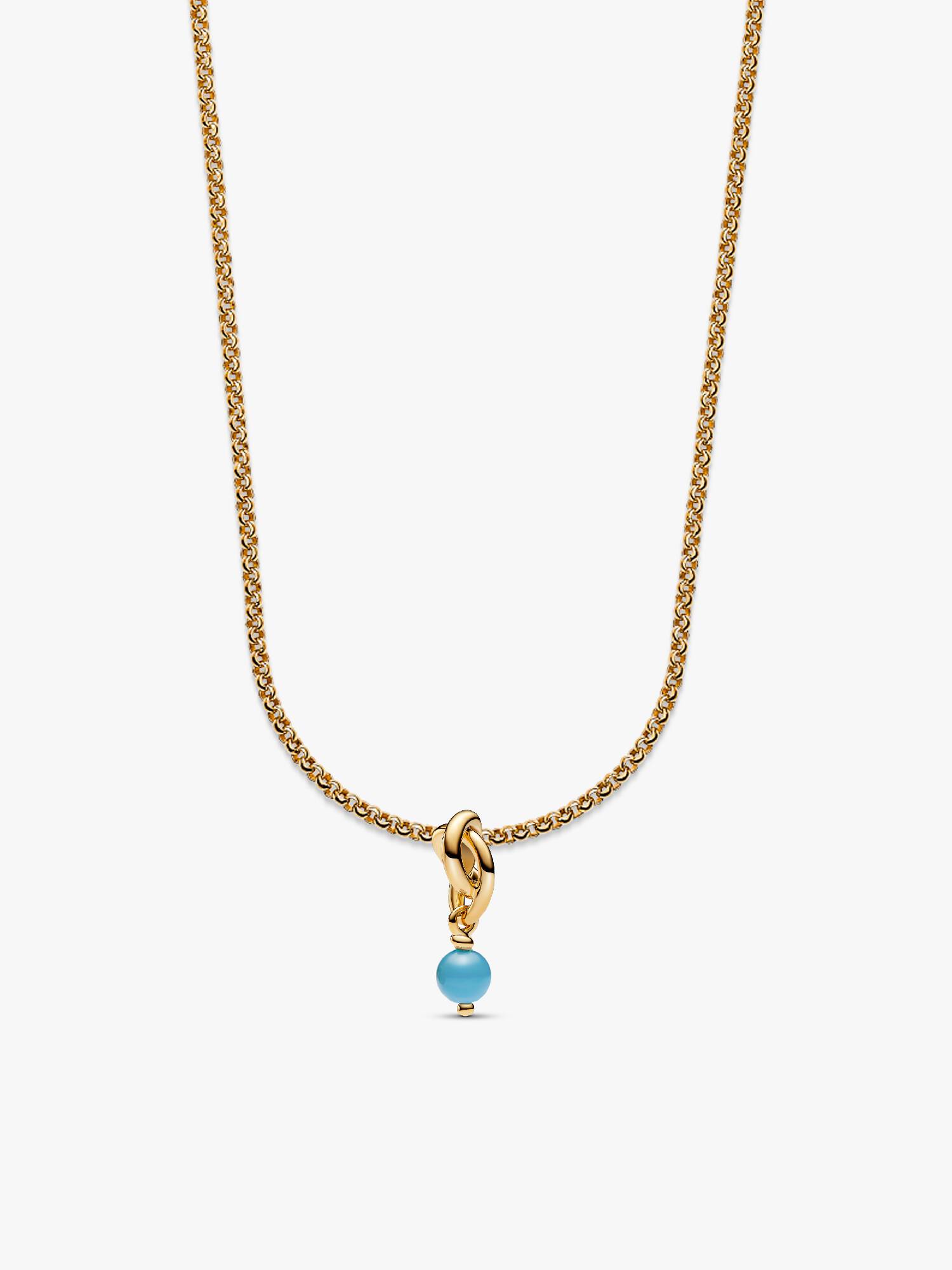 14k Gold Plated December Birthstone Necklace Set