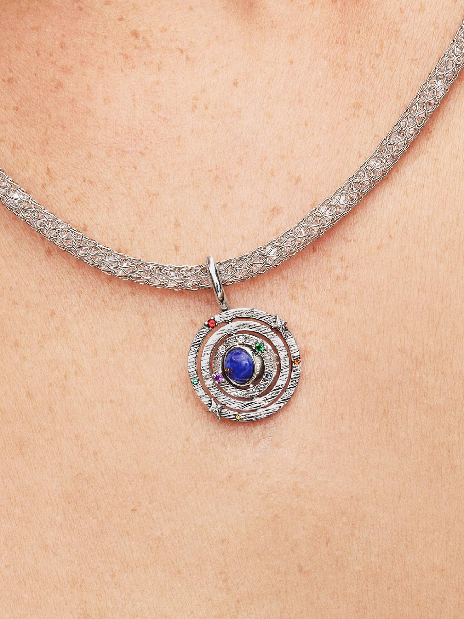 Spinning Armillary Sphere Dangle Charm 