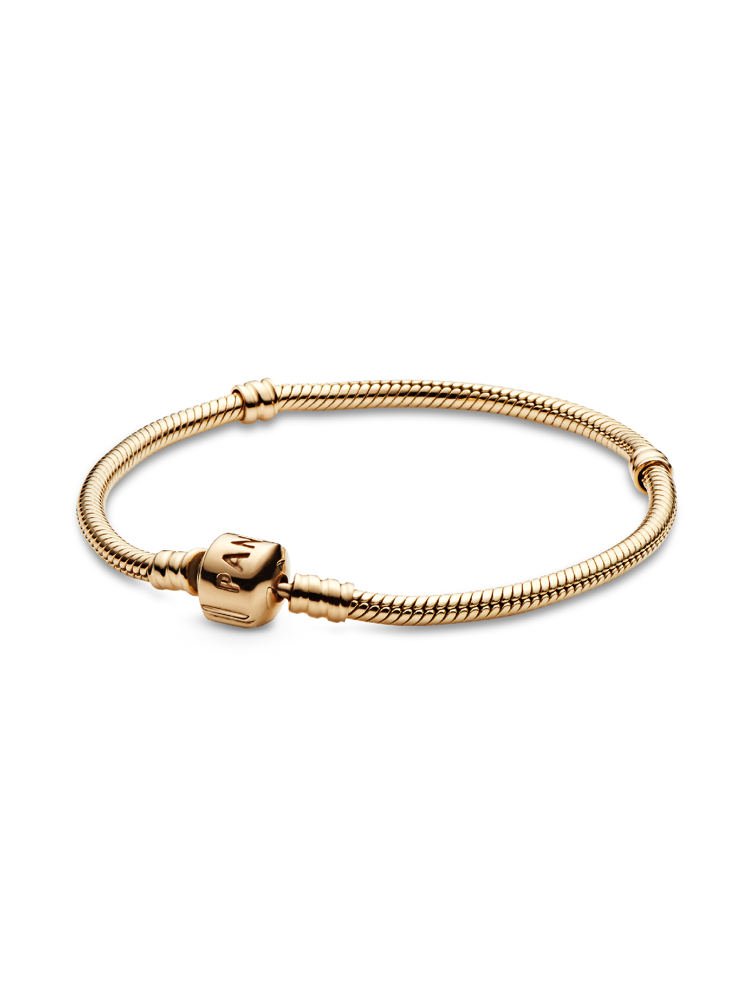 Pandora Moments 14K Gold Snake Chain Bracelet