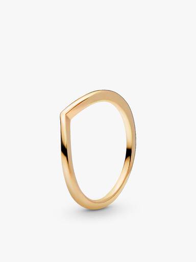 14K Gold Plated Wishbone Ring Bundle