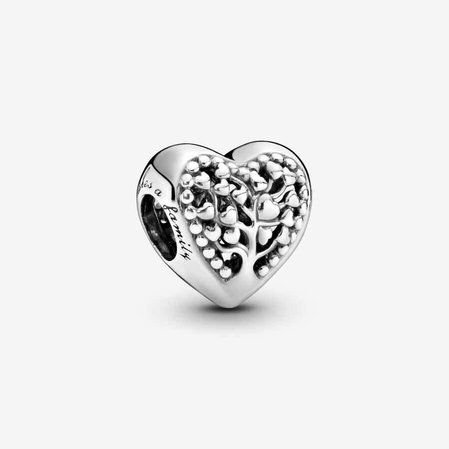 Family Tree Heart Charm image number 0