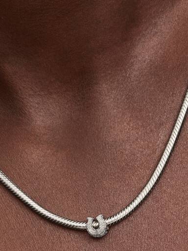 Textured Horseshoe Mini Charm