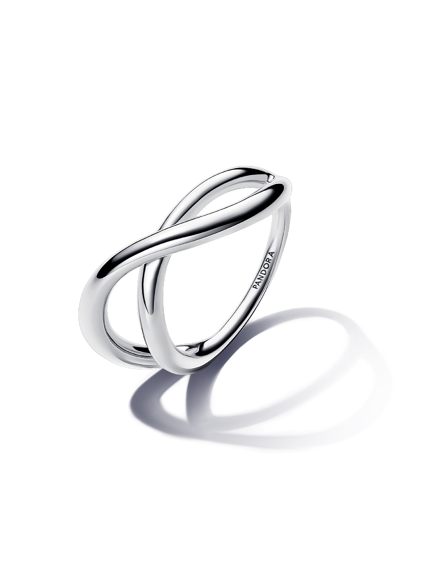 Organically Shaped Infinity Ring