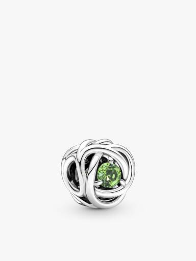 August Birthstone Eternity Circle Bangle Gift Set