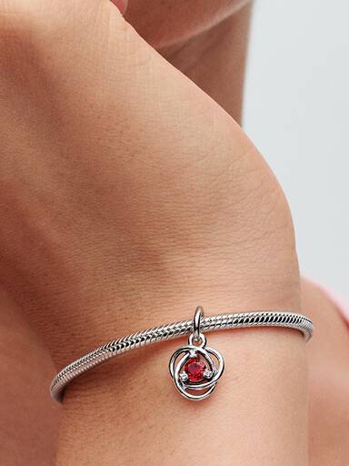 July Eternity Circle Dangle Charm