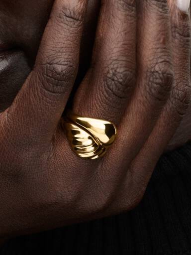 Rippled Stacking Rings
