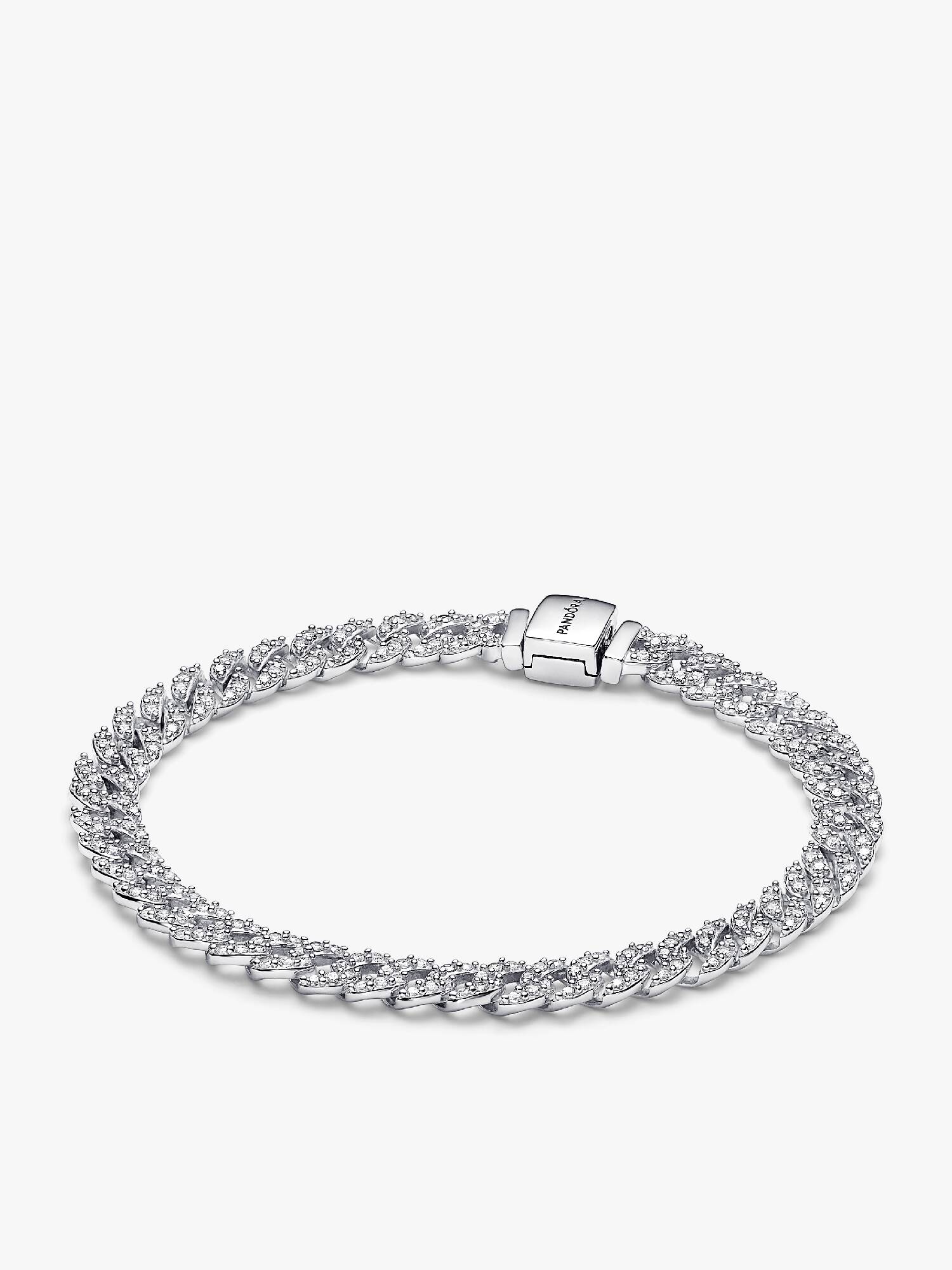 Pandora Timeless Pavé Cuban Chain Bracelet
