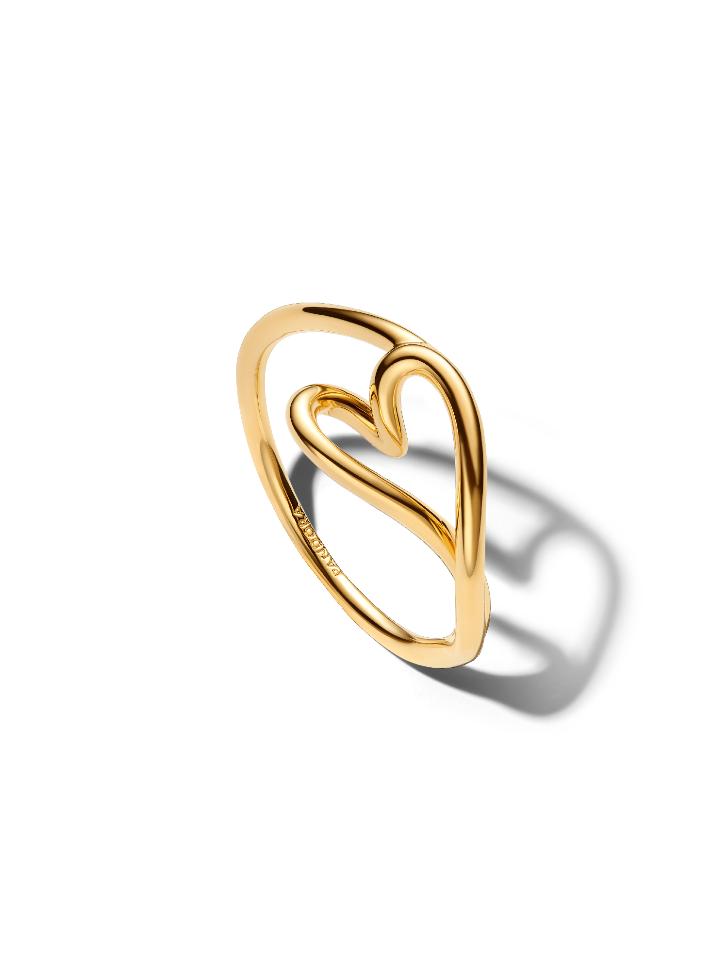 Organically Shaped Heart Small Ring