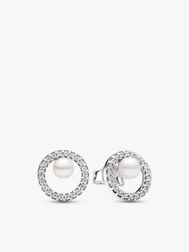 Treated Freshwater Cultured Pearl & Pavé Gift Set
