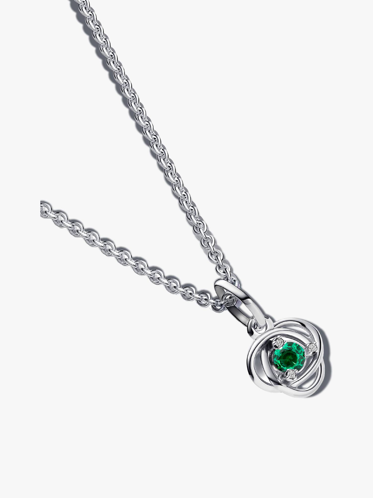 May Braided Birthstone Dangle Necklace Set
