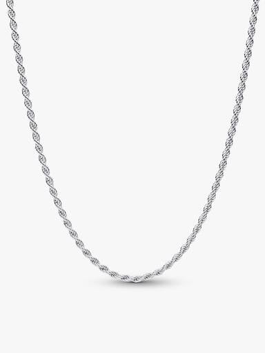 Engravable Blue Heart Pendant Necklace