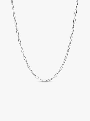 Elongated Link Chain Necklace