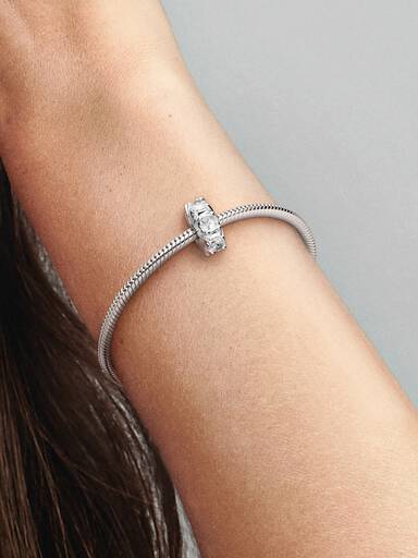 Long Pronged Sparkling Clip Charm
