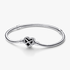 Sparkling Infinity Heart Clasp Snake Chain Bracelet Sparkling Infinity Heart Clasp Snake Chain Bracelet