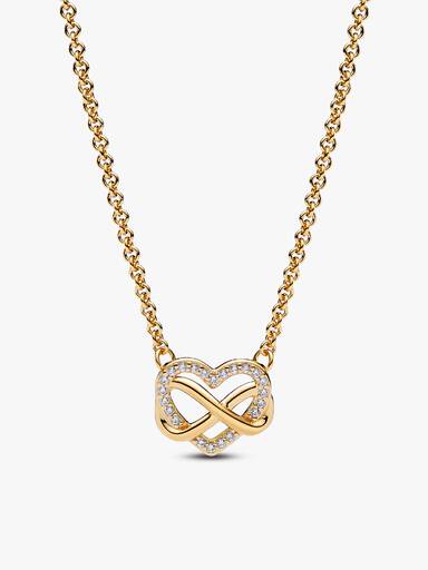 Gold Sparkling Infinity Heart Gift Set