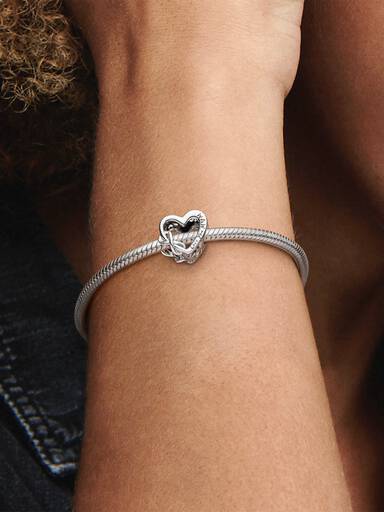 Love You Mum Infinity Heart Charm