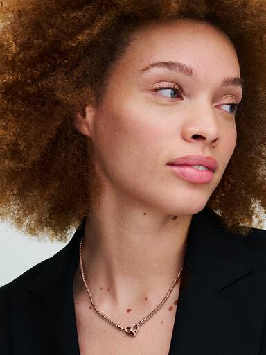Pandora Moments Studded Chain Necklace