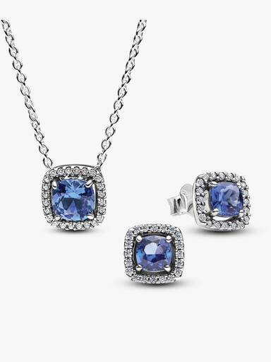 Sparkling Heart Halo Pendant Gift Set