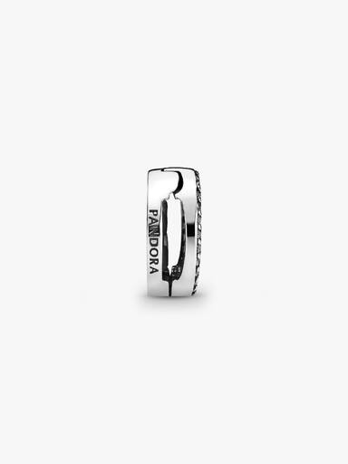 Round Pavé Clip Charm