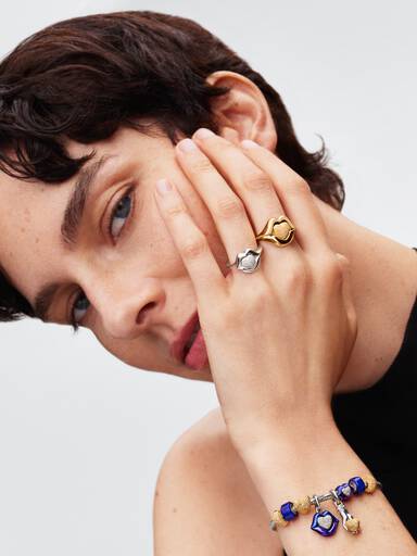 Pat McGrath The Hand of Love Mixed-metal Dangle Charm