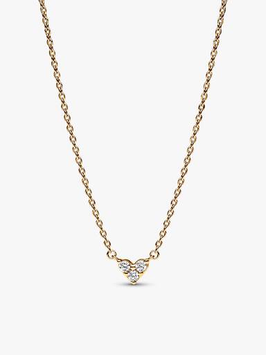 Triple Stone Heart Jewellery Set