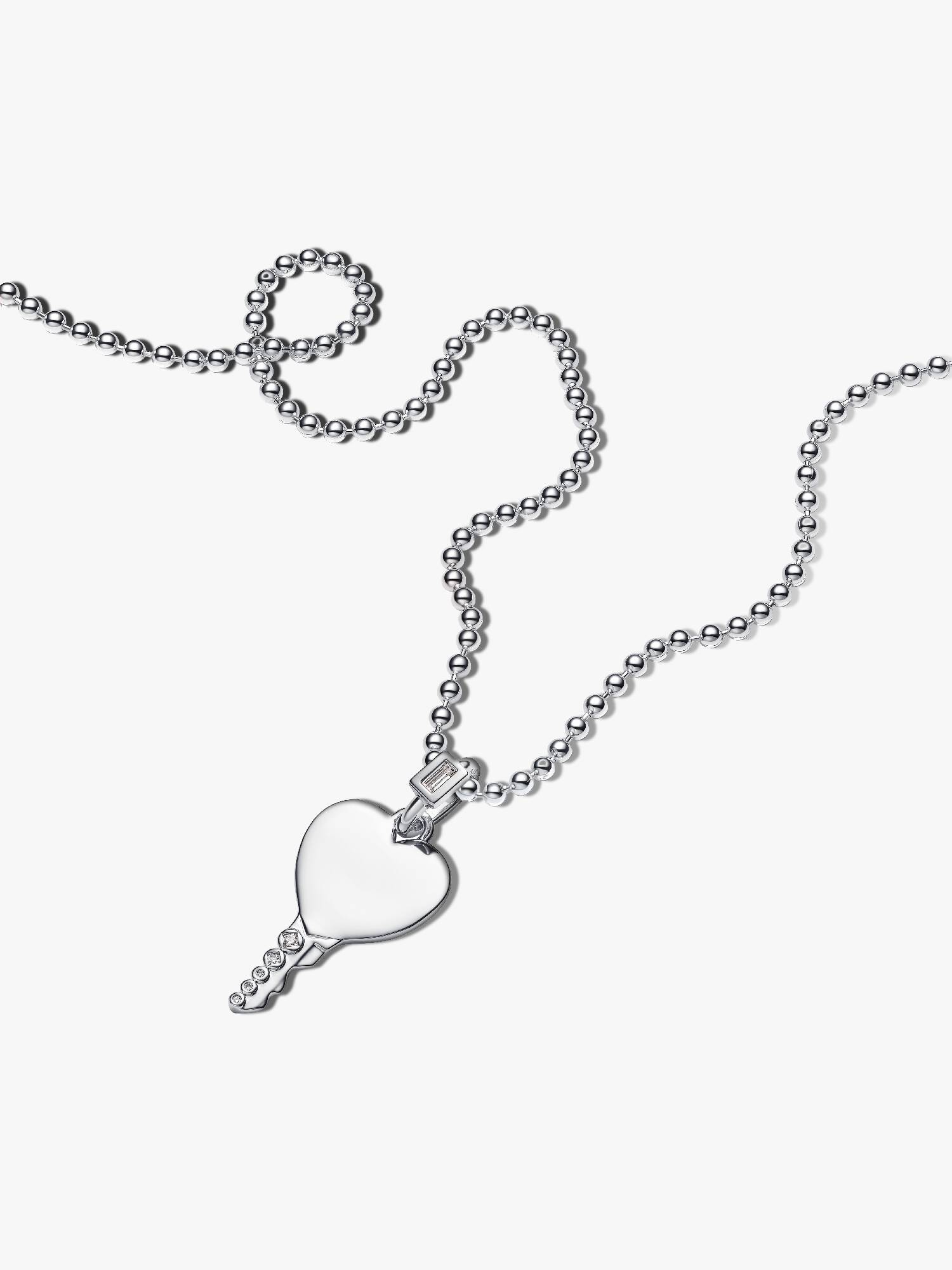 Engravable Heart Key Necklace Gift Set