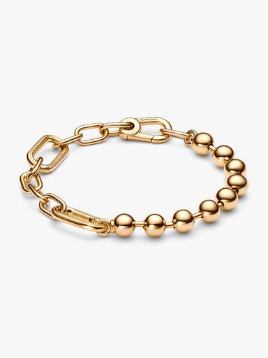 Pandora ME Metal Bead & Link Chain Bracelet