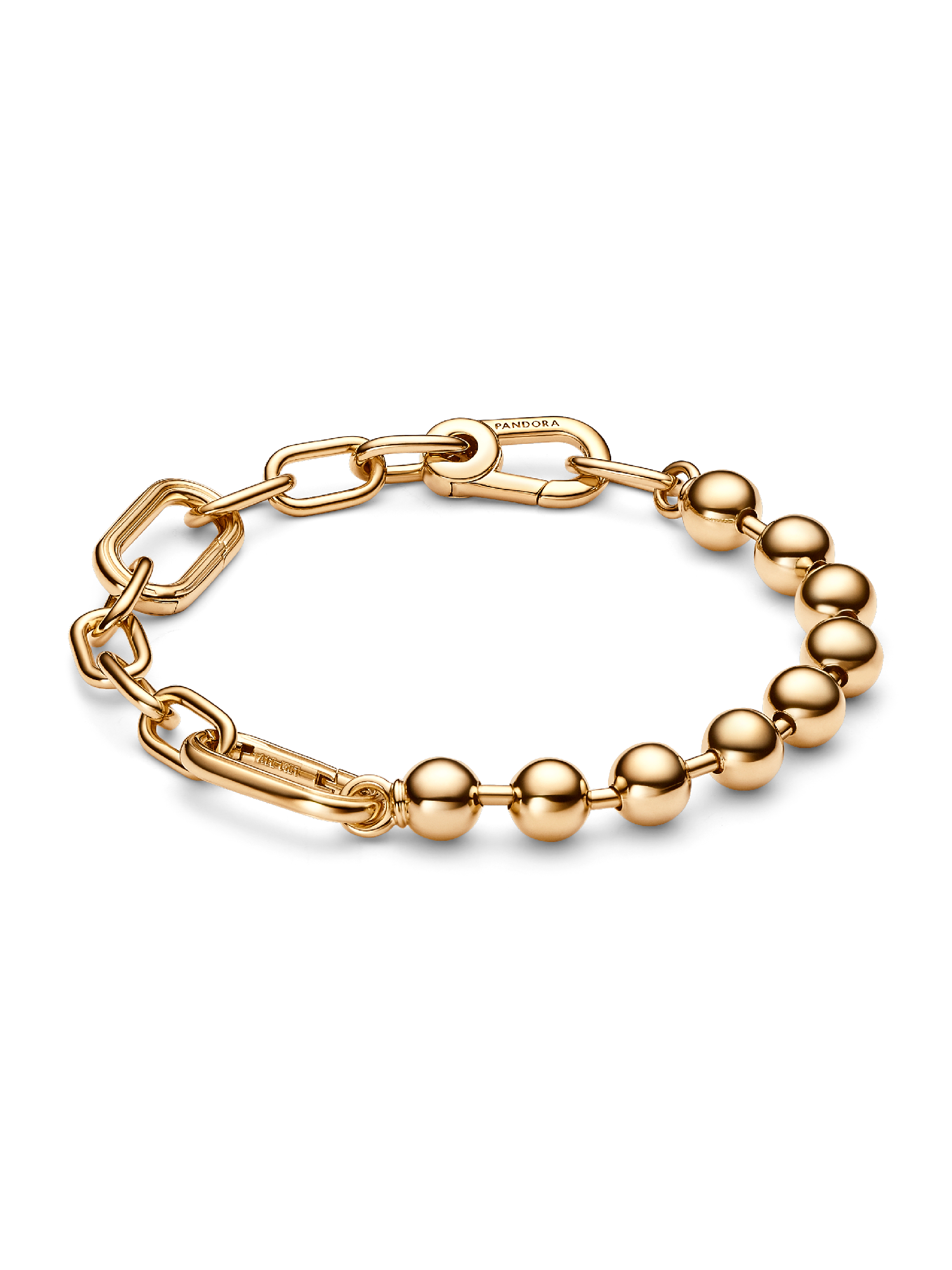 Pandora ME Metal Bead & Link Chain Bracelet