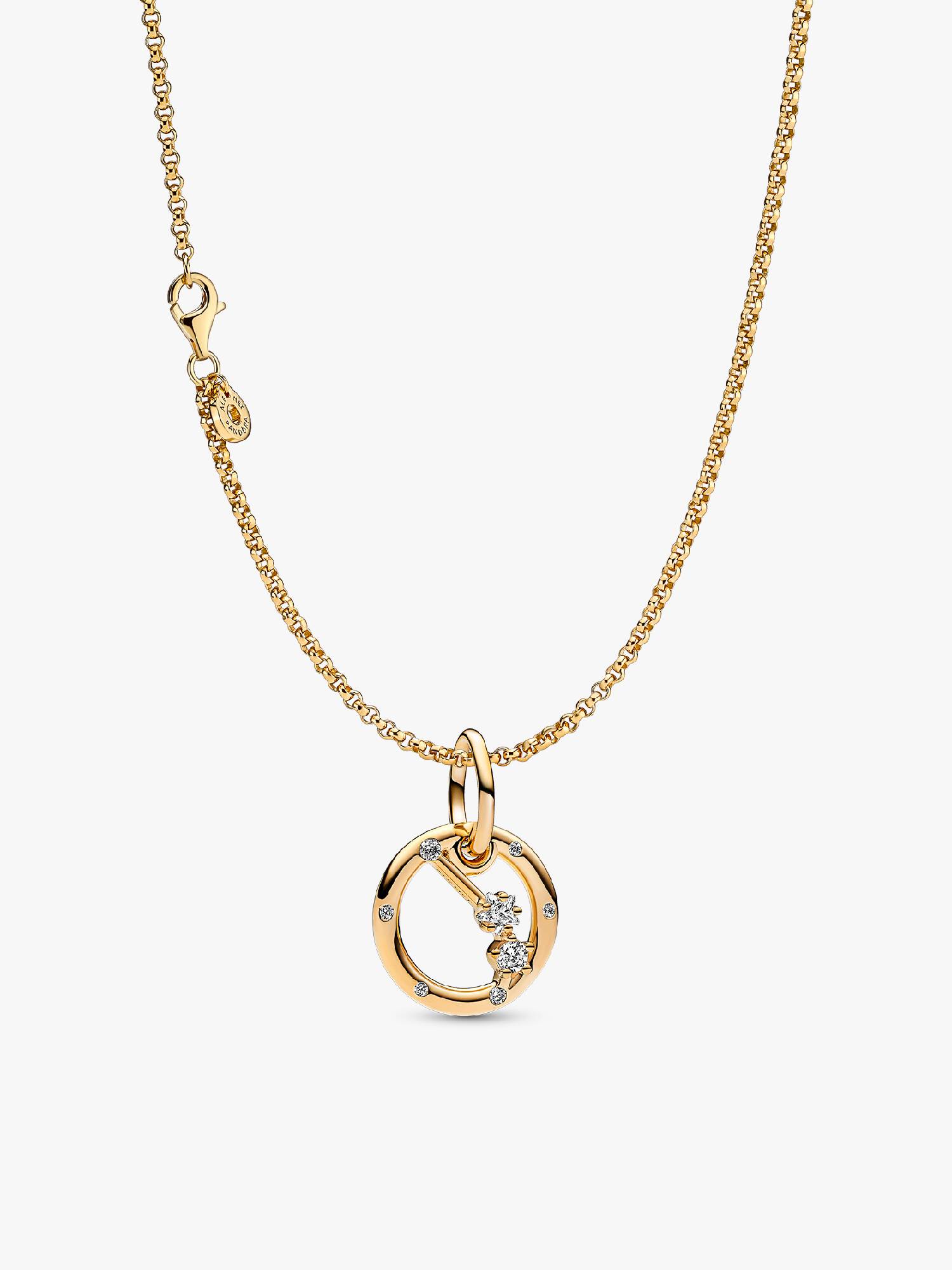 14K Gold Plated Aries Zodiac Necklace
