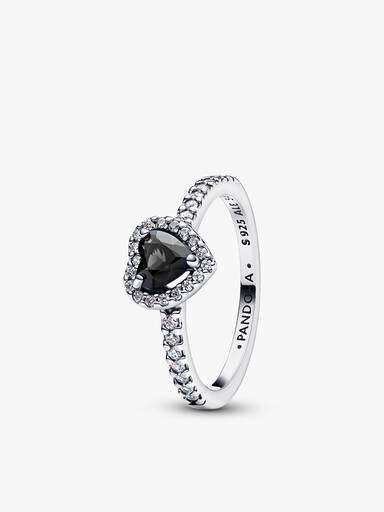 Black Hearts Ring Set
