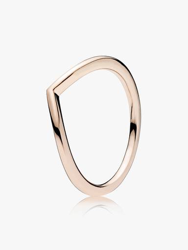 Polished Wishbone Ring