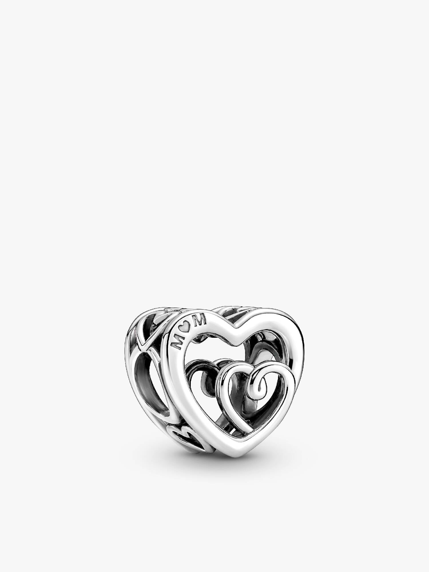 Entwined Infinite Hearts Charm