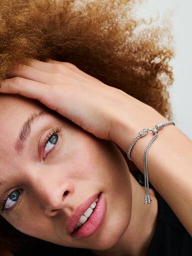 Studded Chain Slider Bracelet