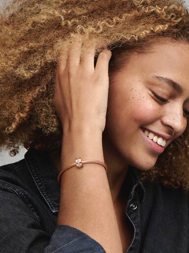 Sparkling Row Spacer Charm