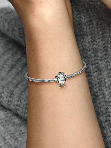 Skiing Penguin Charm