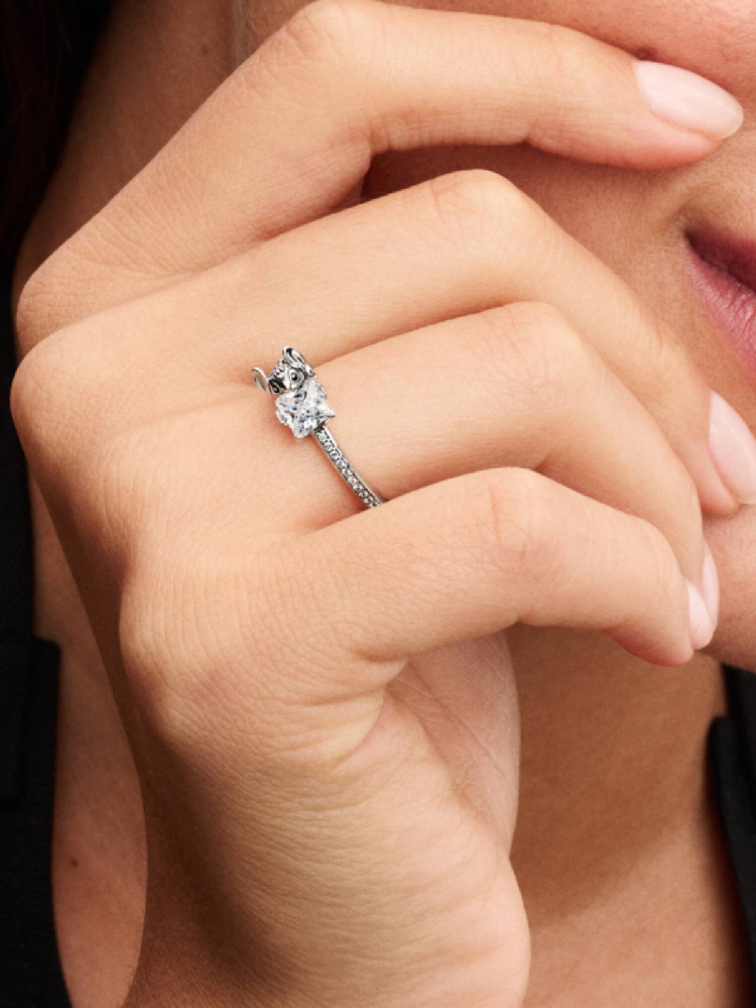 Disney Stitch & Stone Ring