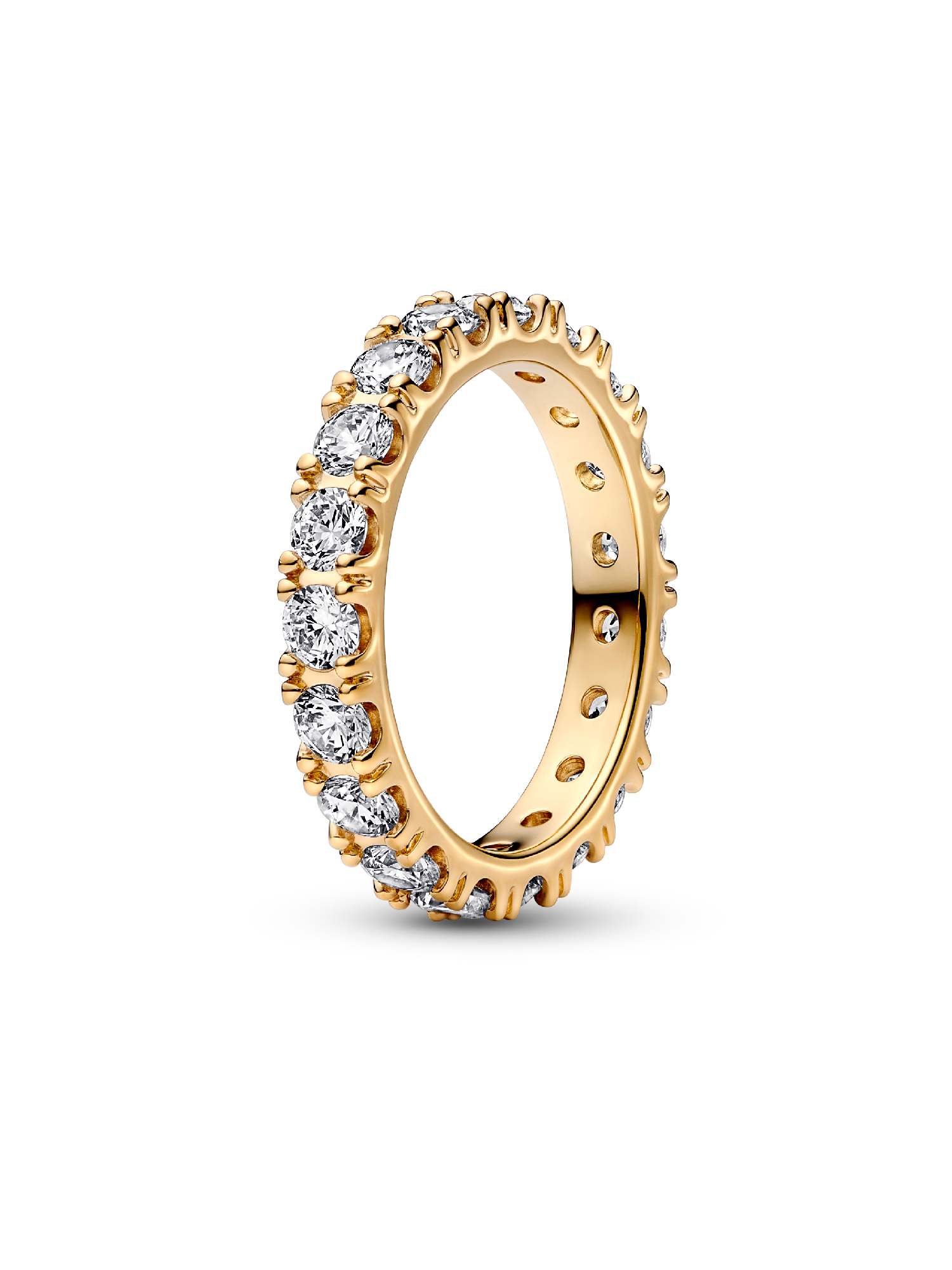 Sparkling Row Eternity Ring