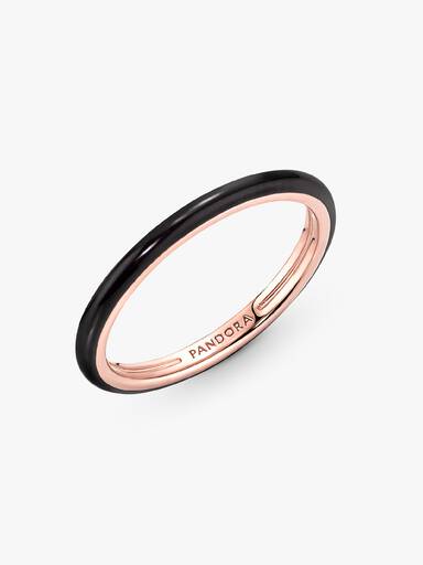 Pandora ME Black Enamel Ring