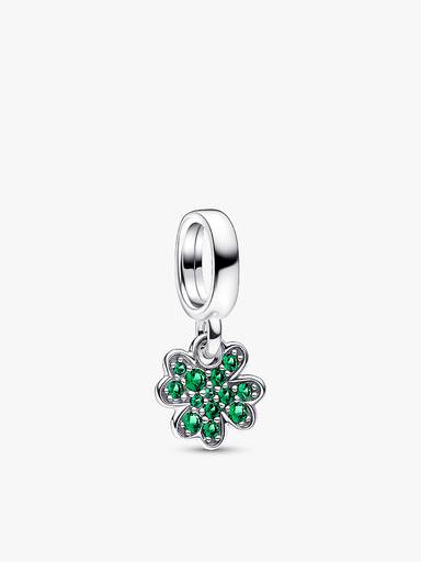 Lucky Clover Bracelet and Charm Gift Set