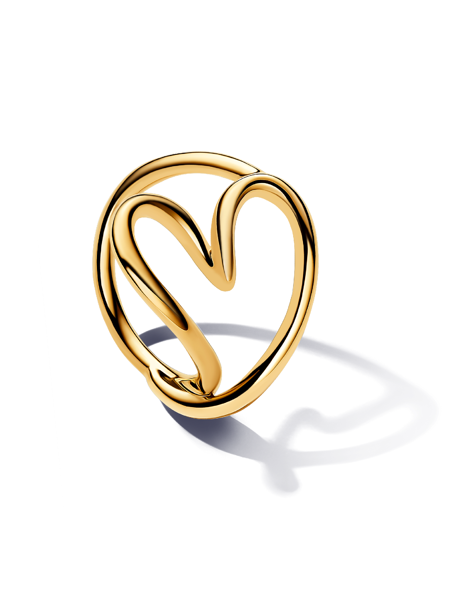 Organically Shaped Heart Ring