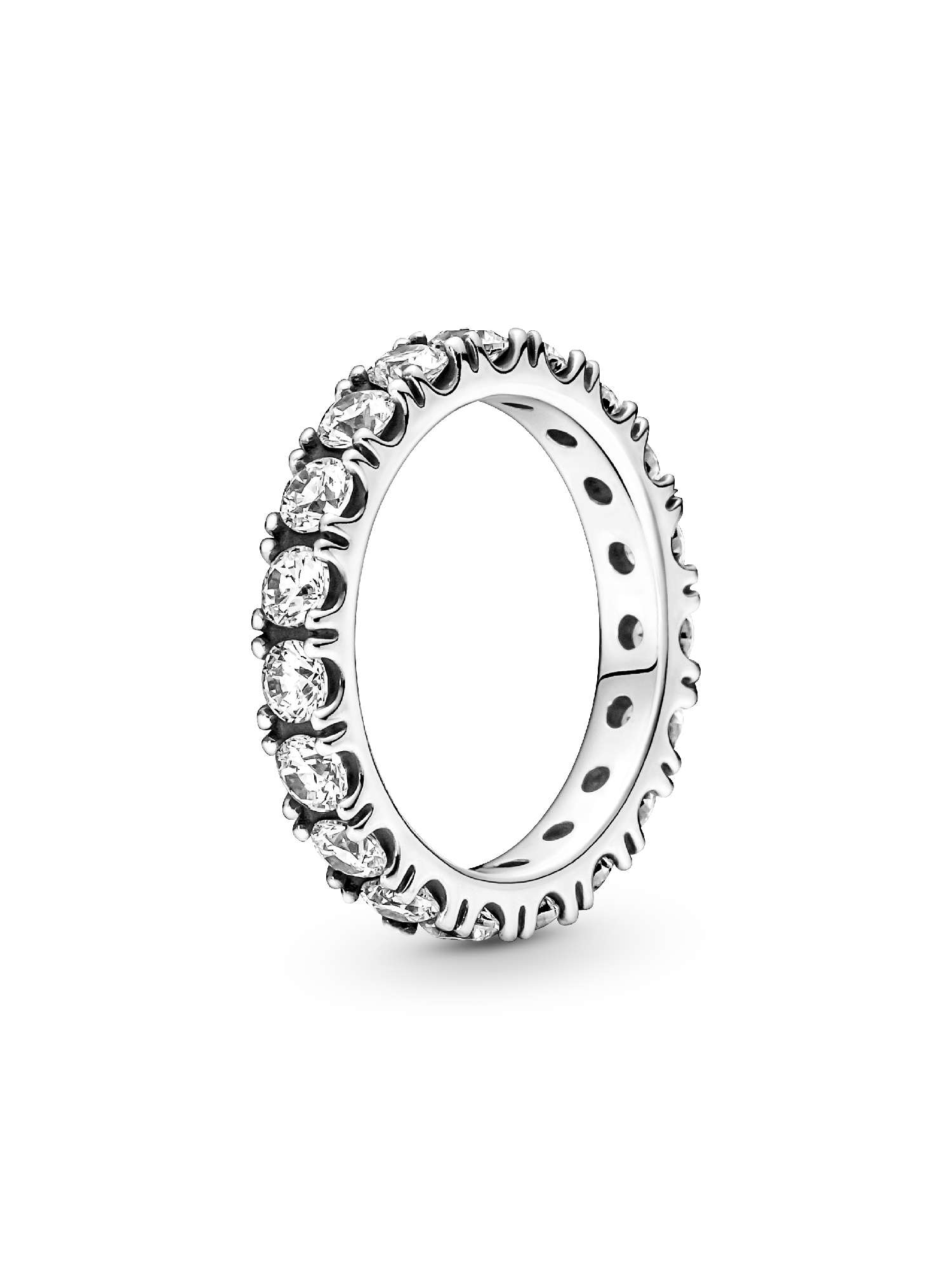 Sparkling Row Eternity Ring