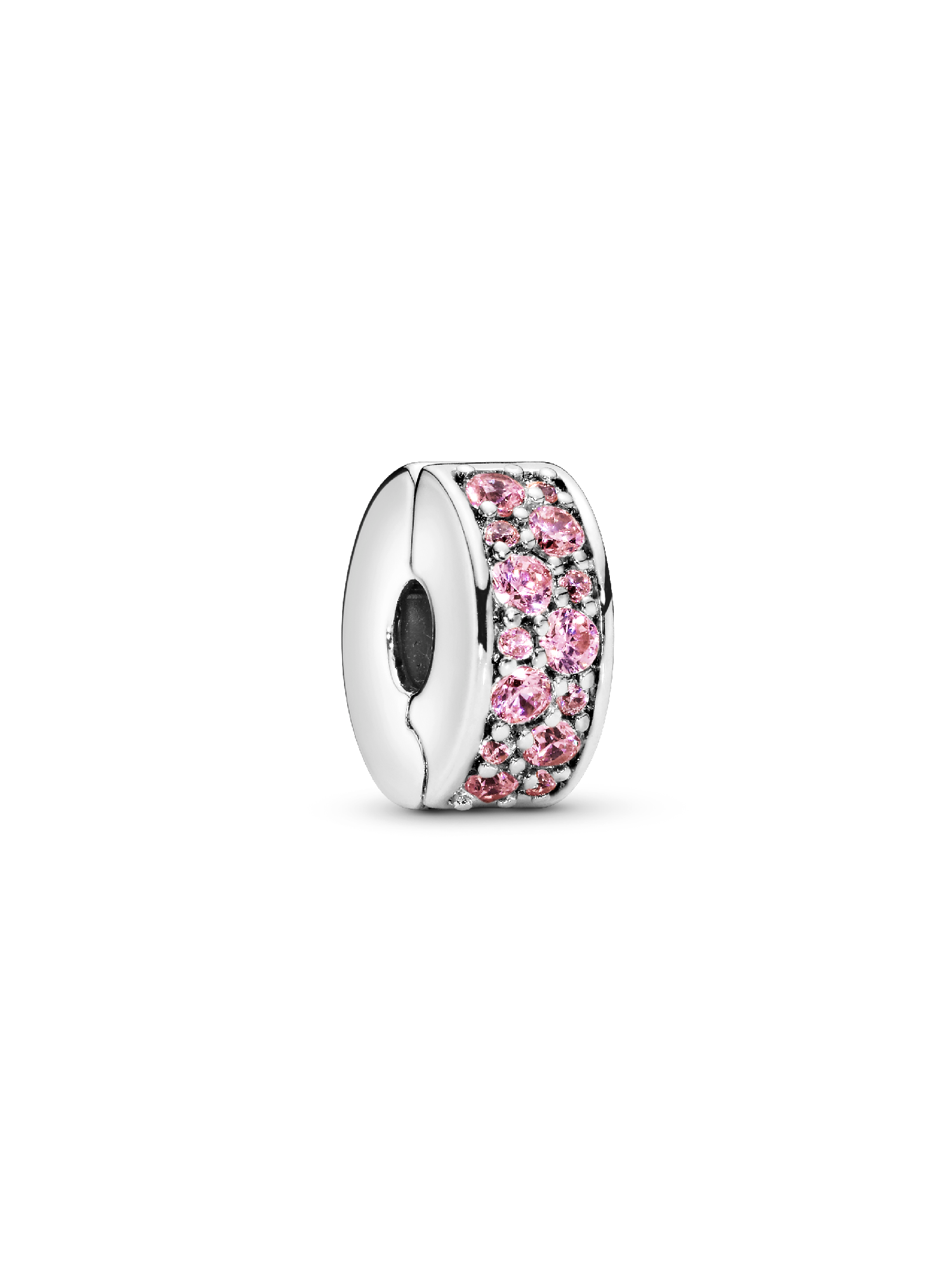 Pink Pavé Clip Charm