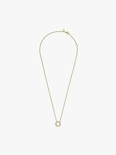 Pandora Logo Pavé Circle Collier Necklace
