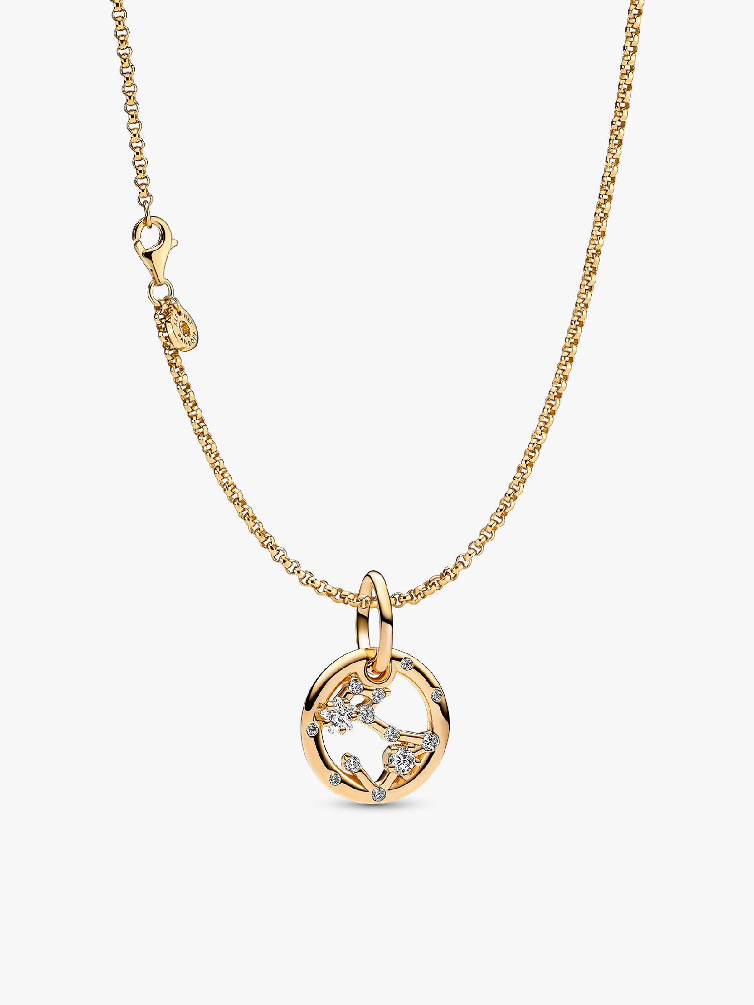 14K Gold Plated Pisces Zodiac Necklace