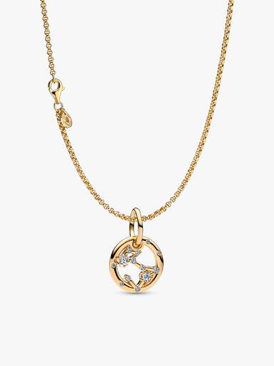 14K Gold Plated Pisces Zodiac Necklace