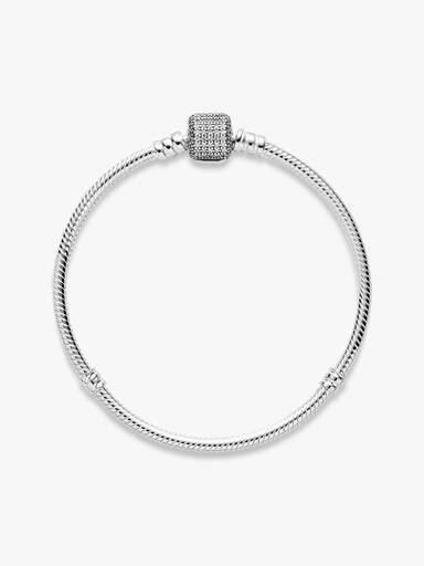 Moments Sparkling Pavé & Snake Chain Bracelet